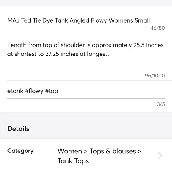 Maj Deep Red Tank Top Tie Dye Flowy Beach Coverup Womens Small - Picture 8 of 8